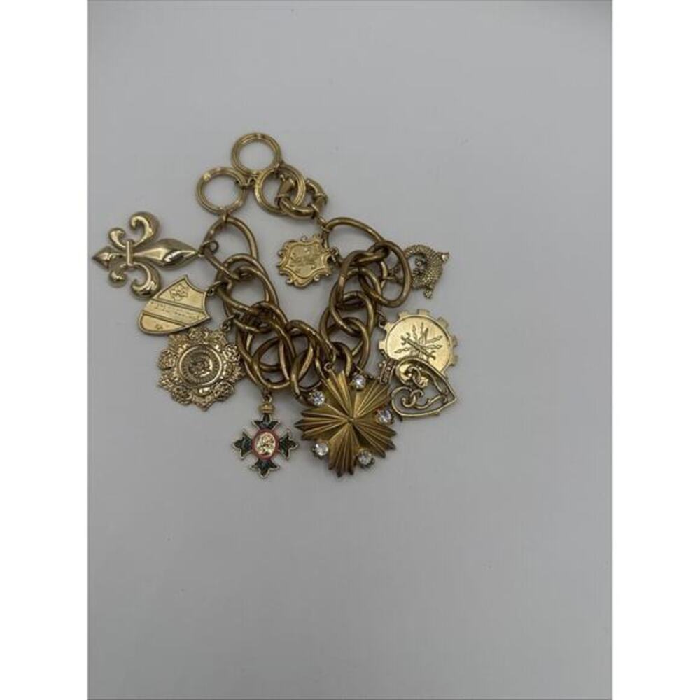 Miss Tina Taste of Couture Gold Bracelet with TM Circular Monogram
